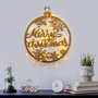 Wallity XMASGOLD - 030 Escultura de Pared Metálica Dorada con LED